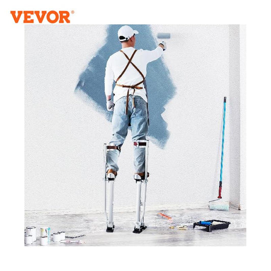 VEVOR 24&quot;-40&quot; Drywall Stilts Professional Aluminum lastering Stilt Ladder Adjustable Plastering Stilts Paint Tool Stage Props