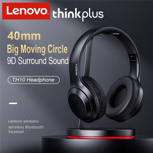 Lenovo TH10 Wireless Bluetooth Headphones 9D Hifi Sound Earphone Noise Cancelling Earbuds With Multiple Modes For Android Ios