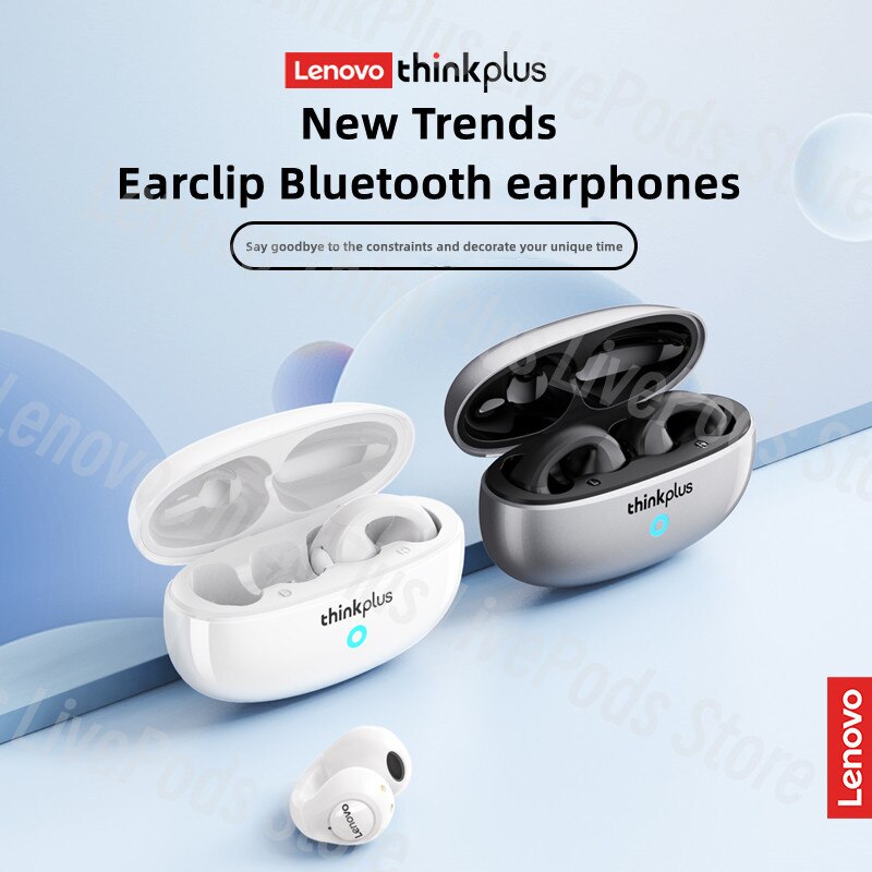 2023 New Lenovo XT83 II TWS Wireless Headphones Bluetooth 5.2 Earphones Earclip Design Touch Control HD Earbuds Sports Headset