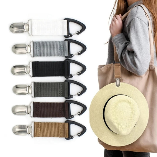 Hat Clip For Traveling Hanging on Bag Handbag Backpack Luggage for Kids Adults Outdoor Tools Travel Beach Accessories