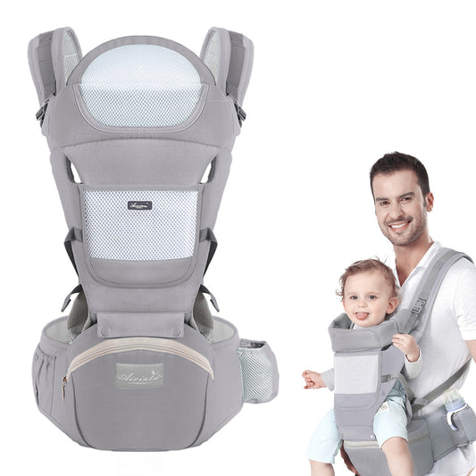 Baby Carrier Ergonomic，Infant Multifunctional Waist Stool，Newborn To Toddler Multi-use Before and After Kangaroo Bag Accessories