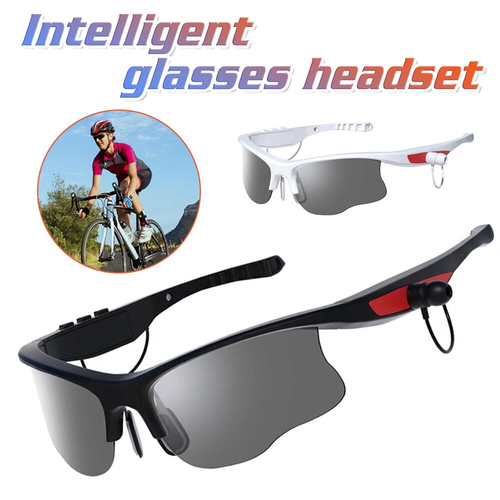 Smart Glasses Headset Wireless Headphones Bluetooth Sunglasses Outdoor Sport Earphone Calling Music Anti-Blue Eyeglasses