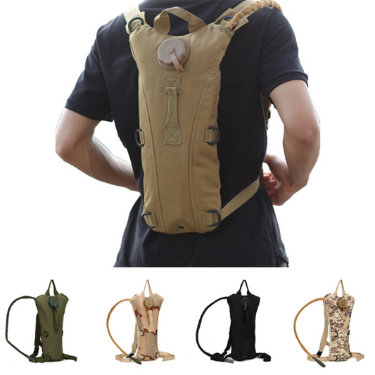 3L Outdoor Backpack with Water Bag Hunting Hiking Molle Waterproof Men Tactical Pouch Bag for Cycling Climbing Camping Travel