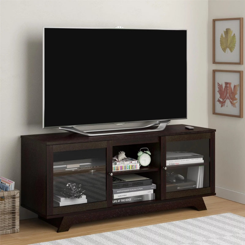 Ameriwood Home Englewood TV Stand for TVs up to 55&quot;, Espresso