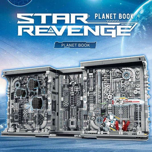 66030 Star Revenge Planet Book Model with Light 3058PCS Modular Building Blocks Bricks Toys Big Set Gifts for Kids Adult Boys