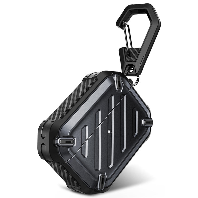 SUPCASE UB Pro Designed For Airpods Pro Case (2022/2019) Full-Body Rugged Protective Case with Carabiner For Apple Airpods Pro