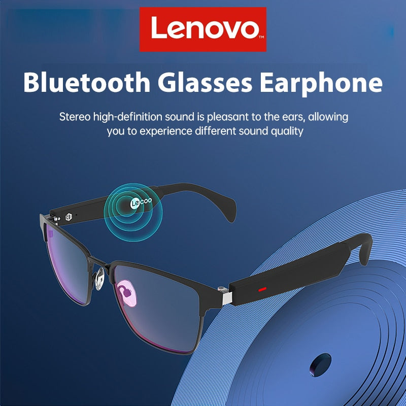 Lenovo C9 Sunglasses Earphone Wireless Bluetooth Glasses Headphone Driving Earbuds with HD Microphone Smart Music HIFI Stereo