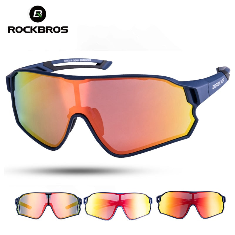 ROCKBROS Cycling Glasses MTB Road Bike Polarized Sunglasses UV400 Protection Ultra-light Unisex Bicycle Eyewear Sport Equipment